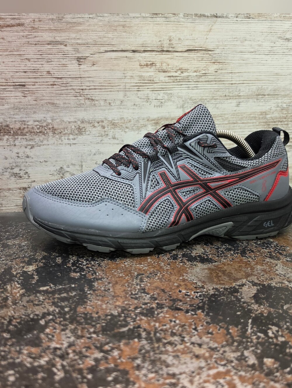 Mens Asics Gel Venture 8 All Terrain Running Shoes Sz 9 4E Extra Wide Used 1011B